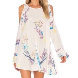 Free People Clear Skies Cutout Tunic Dress